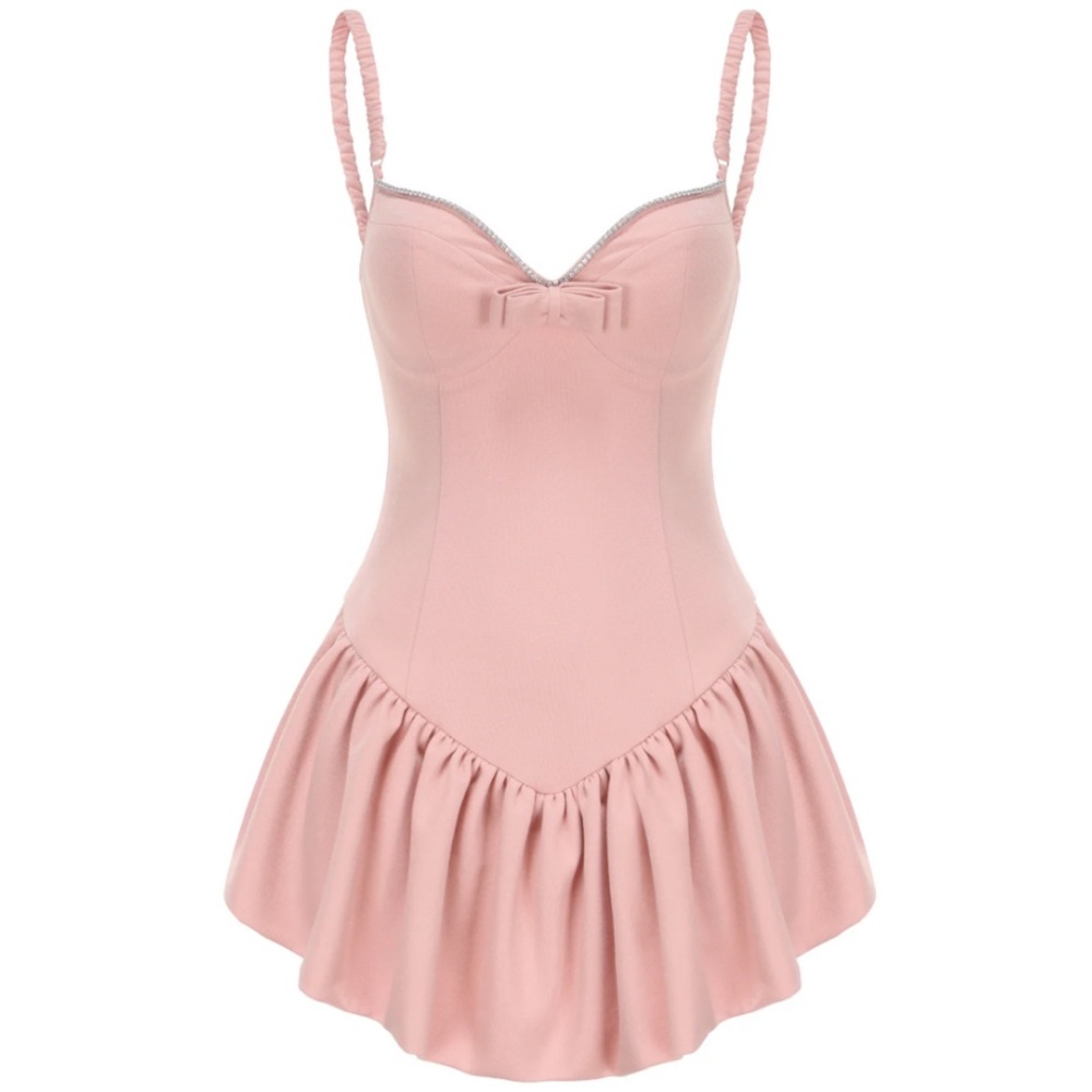 Nana Jacqueline Pink Mini Dress - Sabrina Carpenter